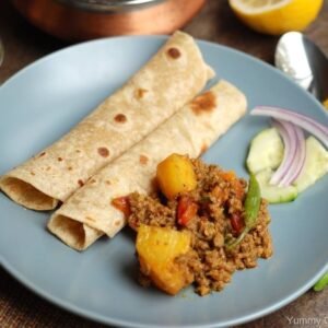 Beef Qeema Aaloo with 2 Roti