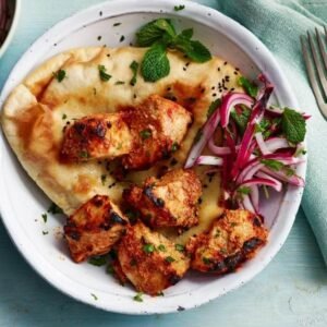Chicken Tikka with 2 Naan