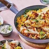 Tuna Fish Biryani with Raita